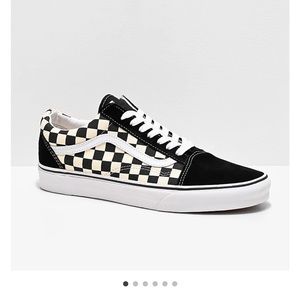 Women’s 10/men’s 8 Checkered Vans